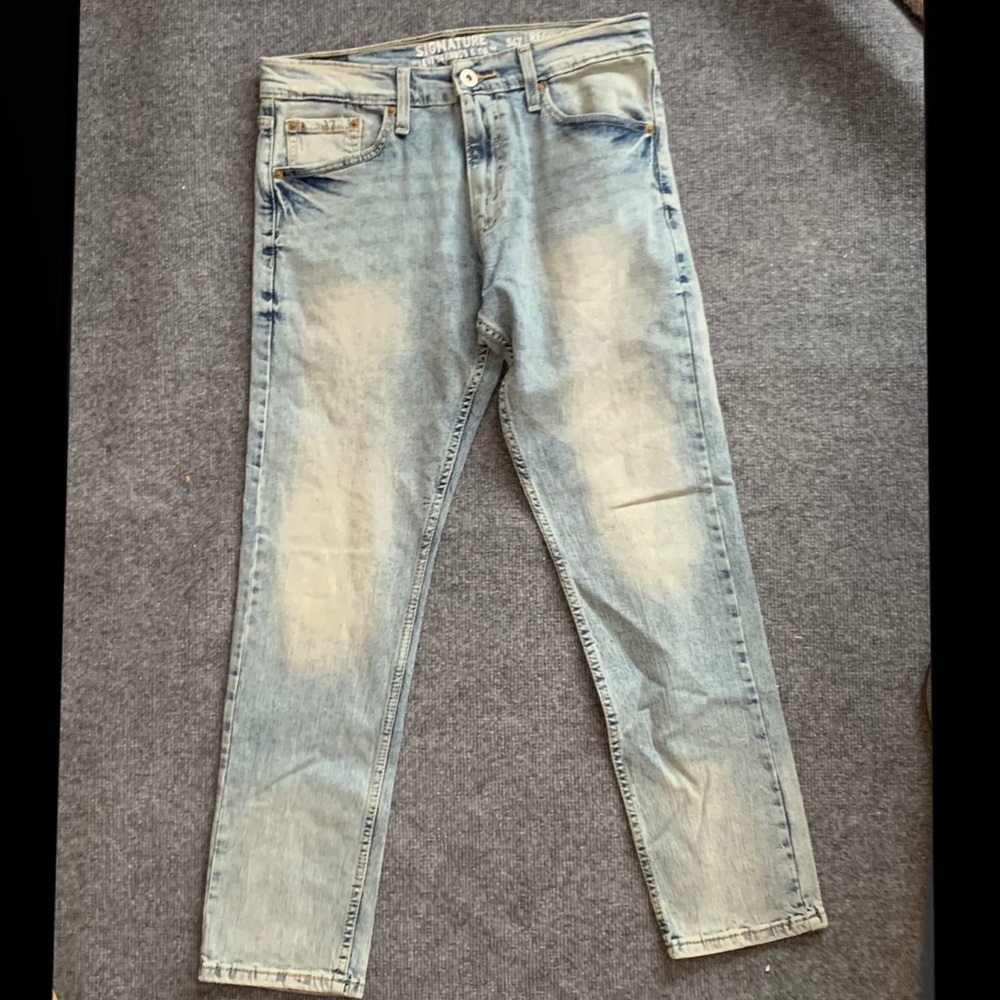Levi's 30x30 Jeans S47 Regular Tapered Blue Denim Mid Rise Mens Jeans
